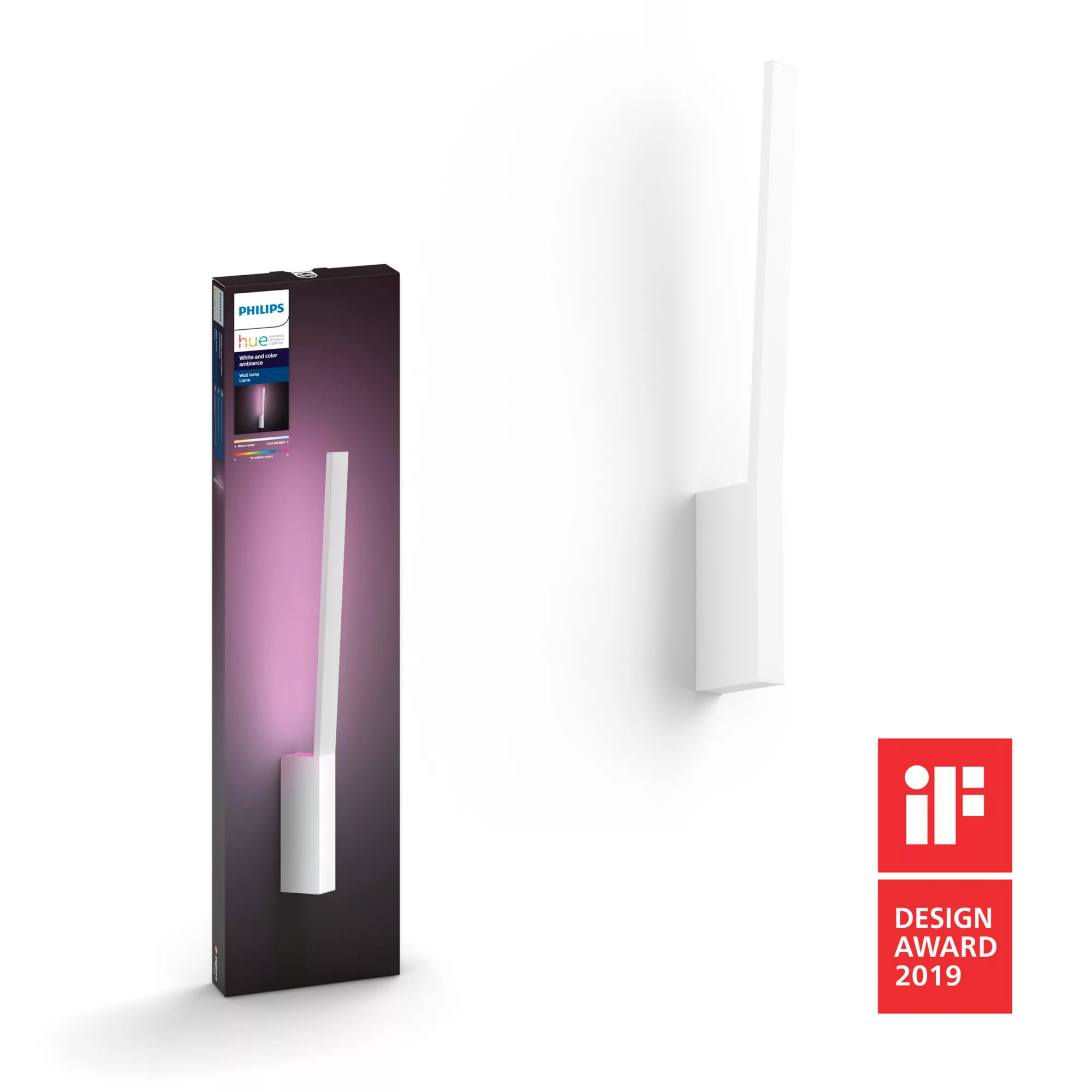 Philips by Signify Philips Hue White and colour ambience Liane wall light