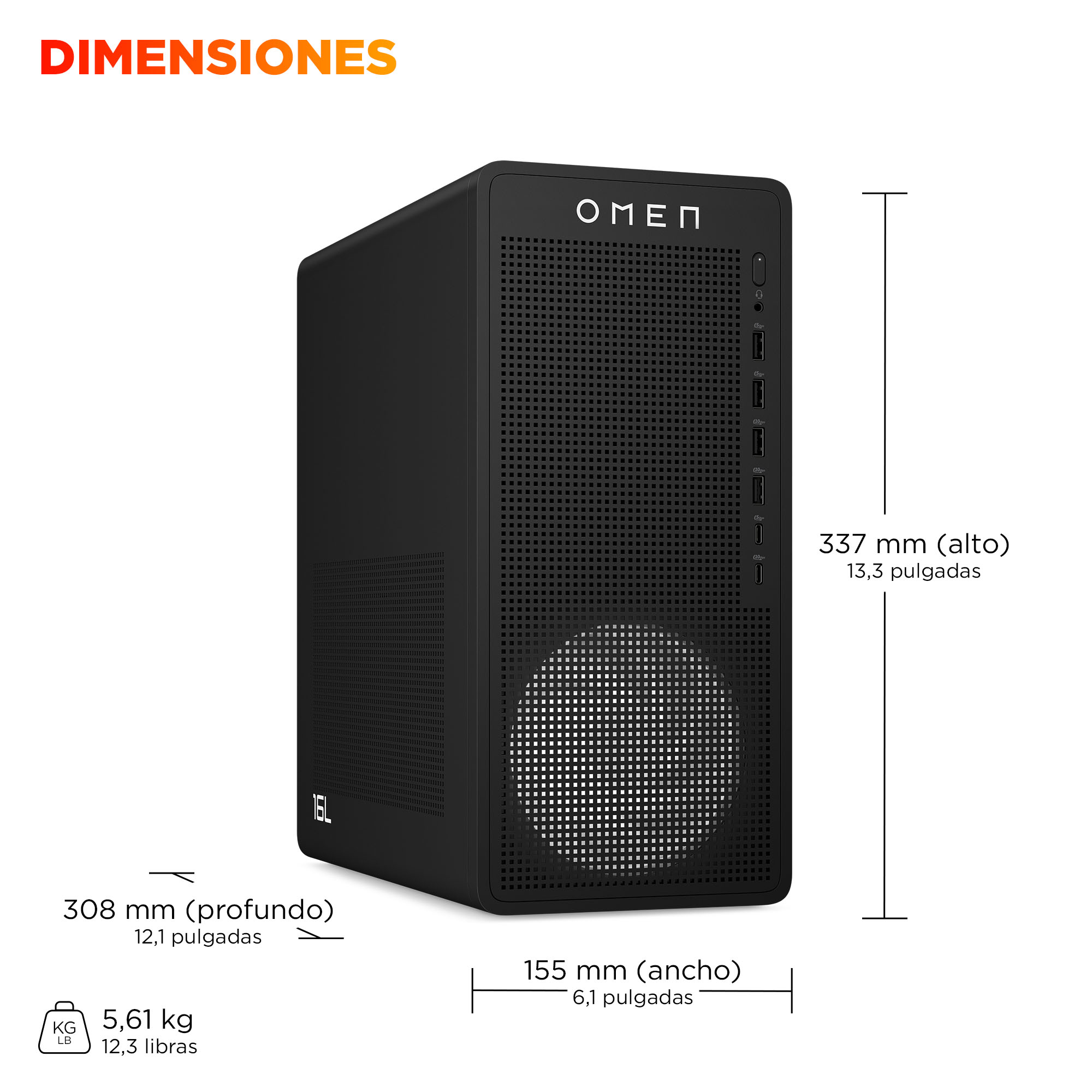 PC gaming OMEN 16L TG03-0047ns - imagen 5