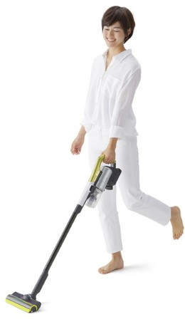 Sharp EC-A1R 2-in-1 stick vacuum Battery Dry Bagless Black, Silver, Yellow – image 2