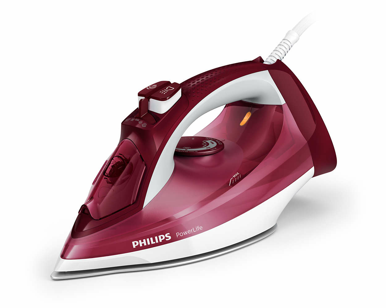Philips PowerLife GC2993/40 iron Steam iron SteamGlide soleplate