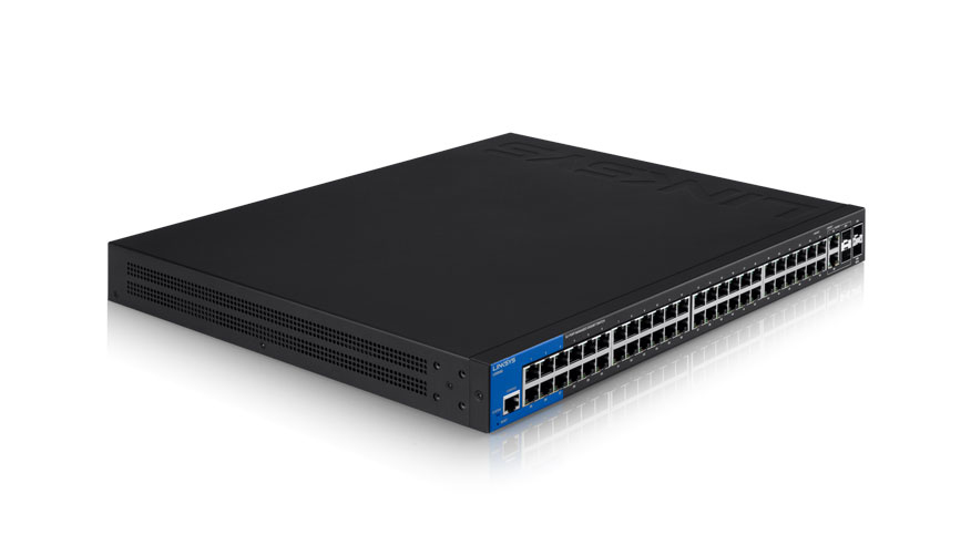Linksys LGS552-UK network switch Managed L2/L3 Gigabit Ethernet (10/100/1000) 1U Black – image 3