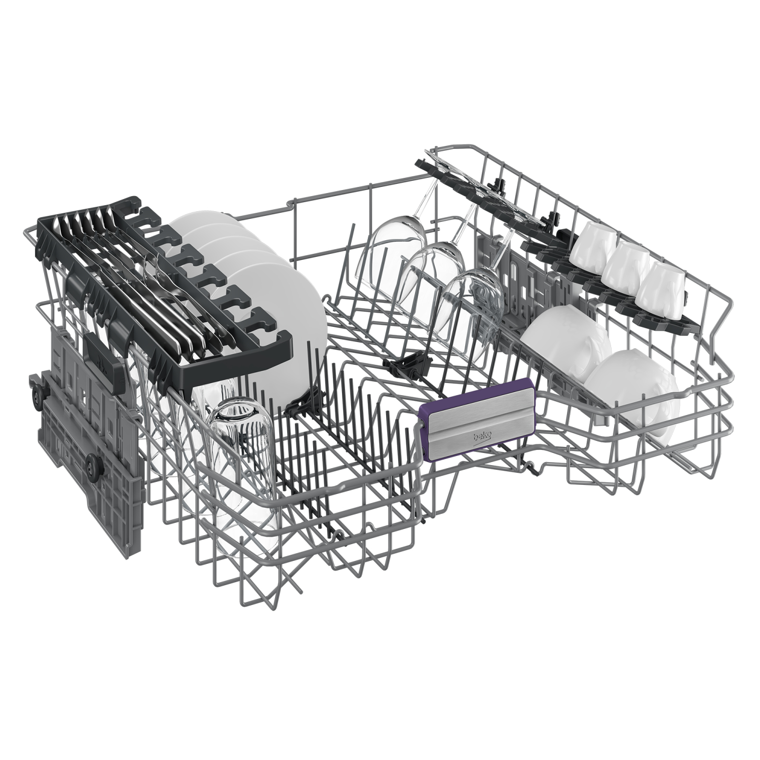 Beko KBDIN184E0Q dishwasher Fully built-in 14 place settings – image 2