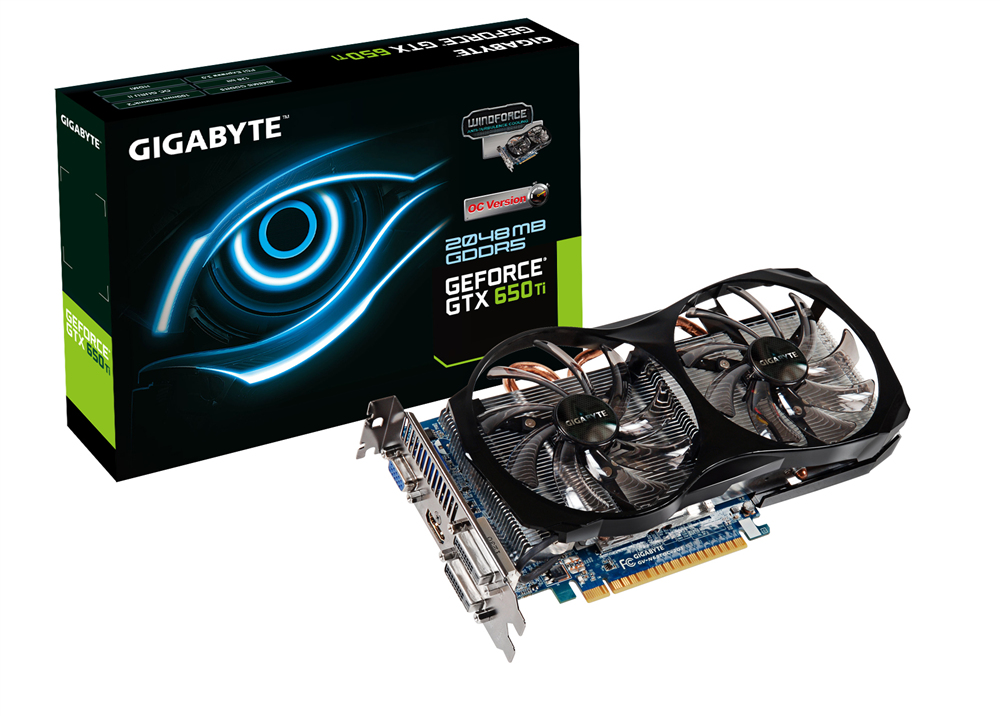 GIGABYTE GV-N65TOC-2GI graphics card NVIDIA GeForce GTX 650 Ti