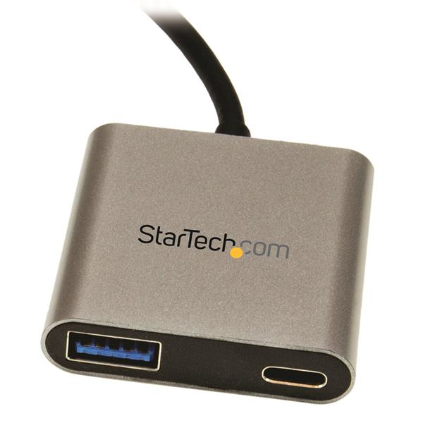 StarTech.com USB to USB-C Adapter with Power Delivery - USB-C to USB-A and USB-C - USB 3.0 – image 2