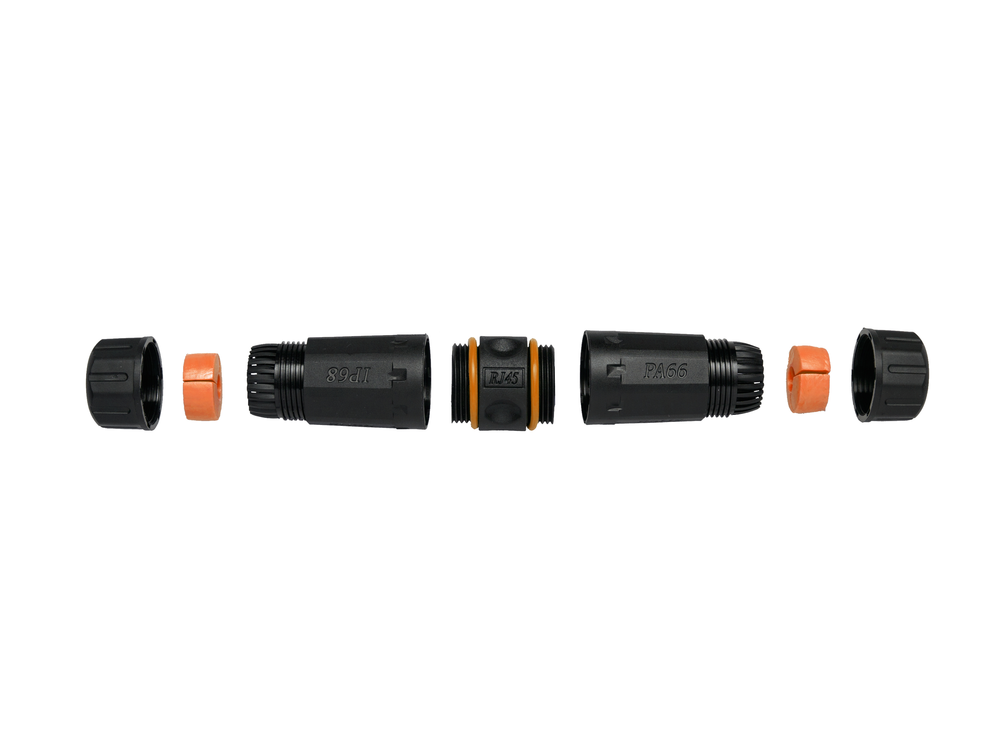 Cat.6 Outdoor RJ45 Inline-Koppler