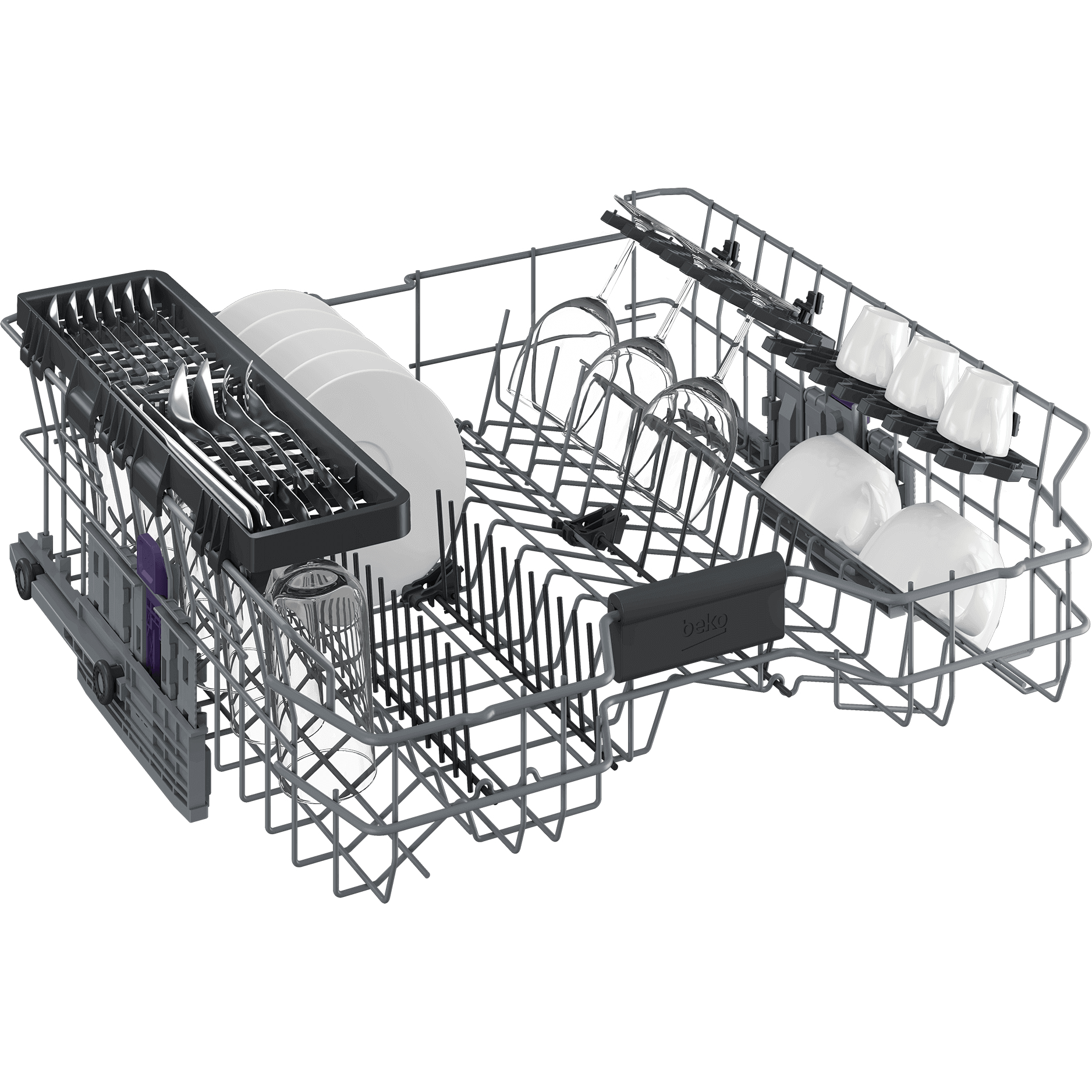 Beko DFN28432X dishwasher Freestanding 14 place settings – image 5