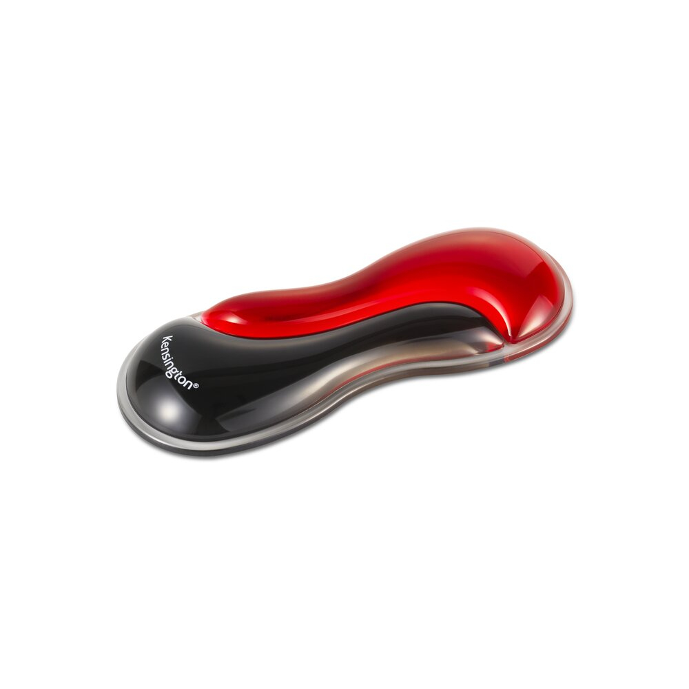 Kensington Slim Duo Gel poggiapolso Gel, Poliuretano termoplastico (TPU) Grigio, Rosso