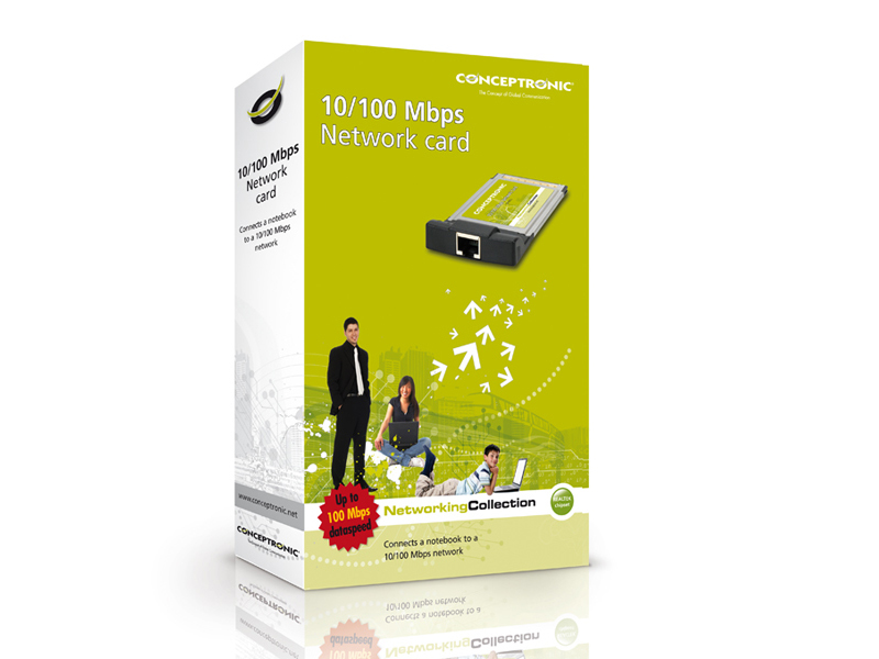 Conceptronic 10/100 Mbps Network PC Card – image 4