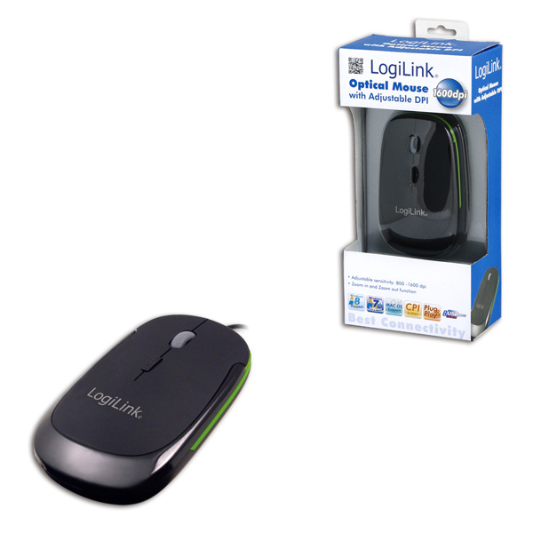 LogiLink ID0042 mouse USB Type-A Optical 1600 DPI – image 2