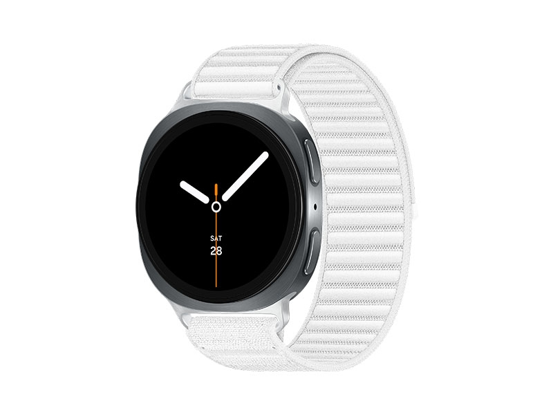 Samsung Galaxy Watch 8, Bluetooth, 40mm, Sport Band, Graphite, S/M + Fabric Band, White, S/M – image 1