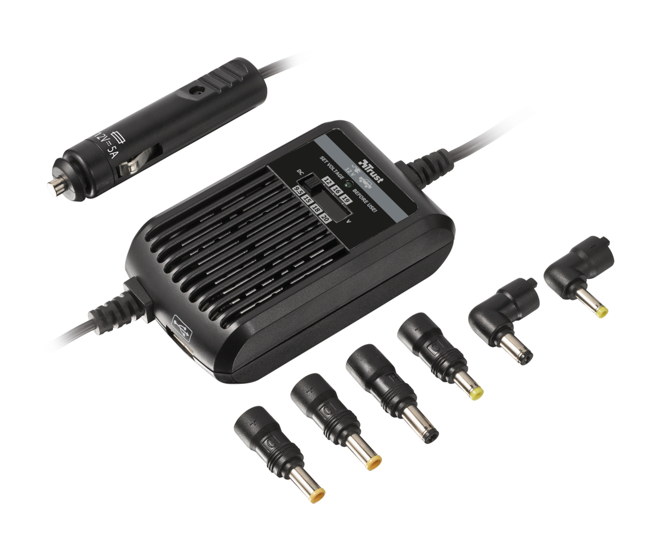 Trust 45W Car Netbook Power Adapter