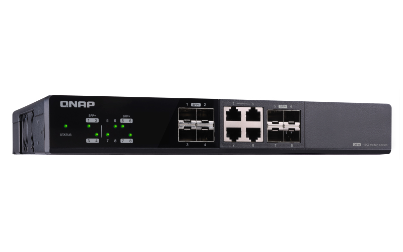 QNAP QSW-804-4C network switch Unmanaged Black – image 4