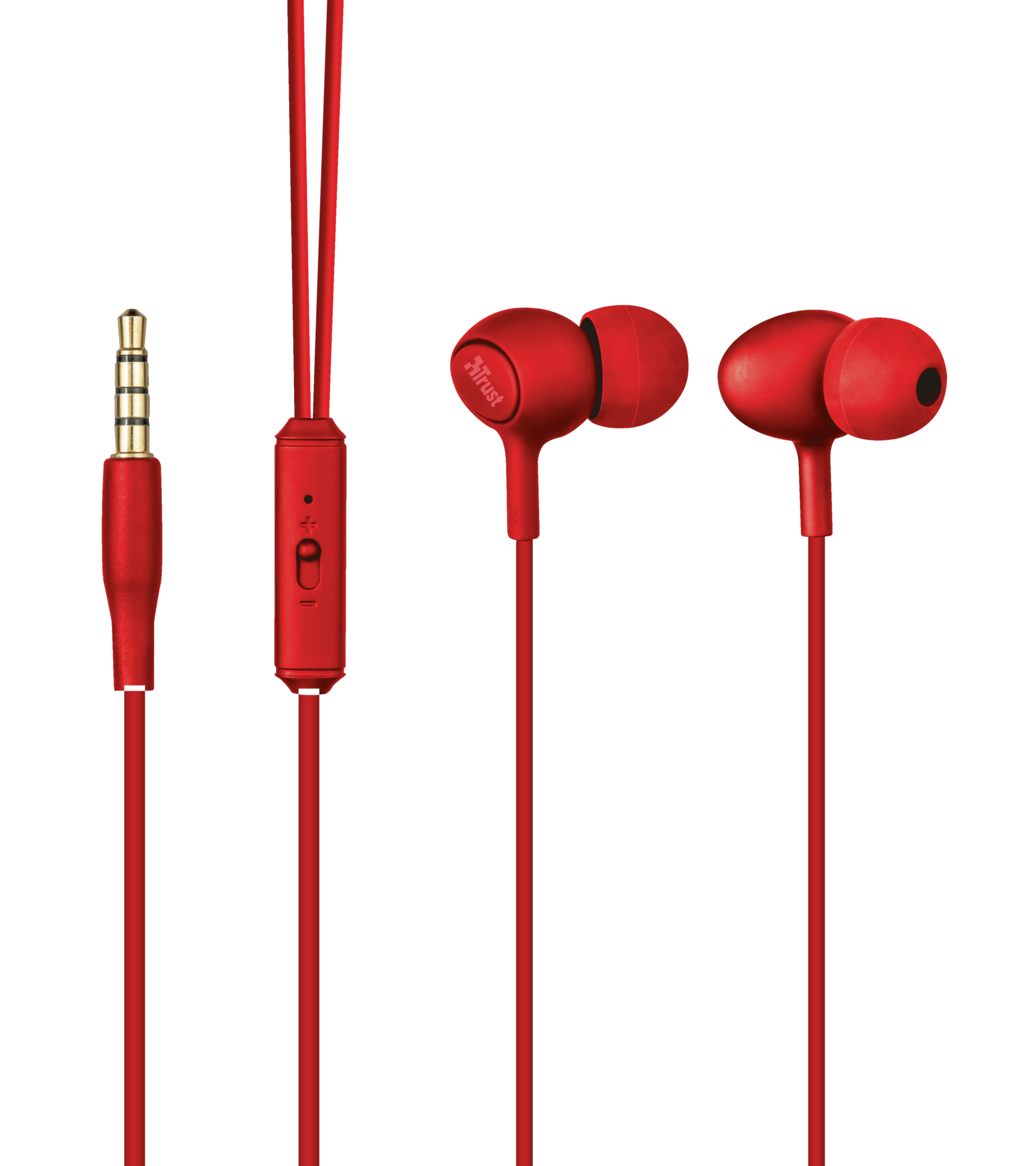 Trust Ziva Headset Wired In-ear Calls/Music Red – image 3