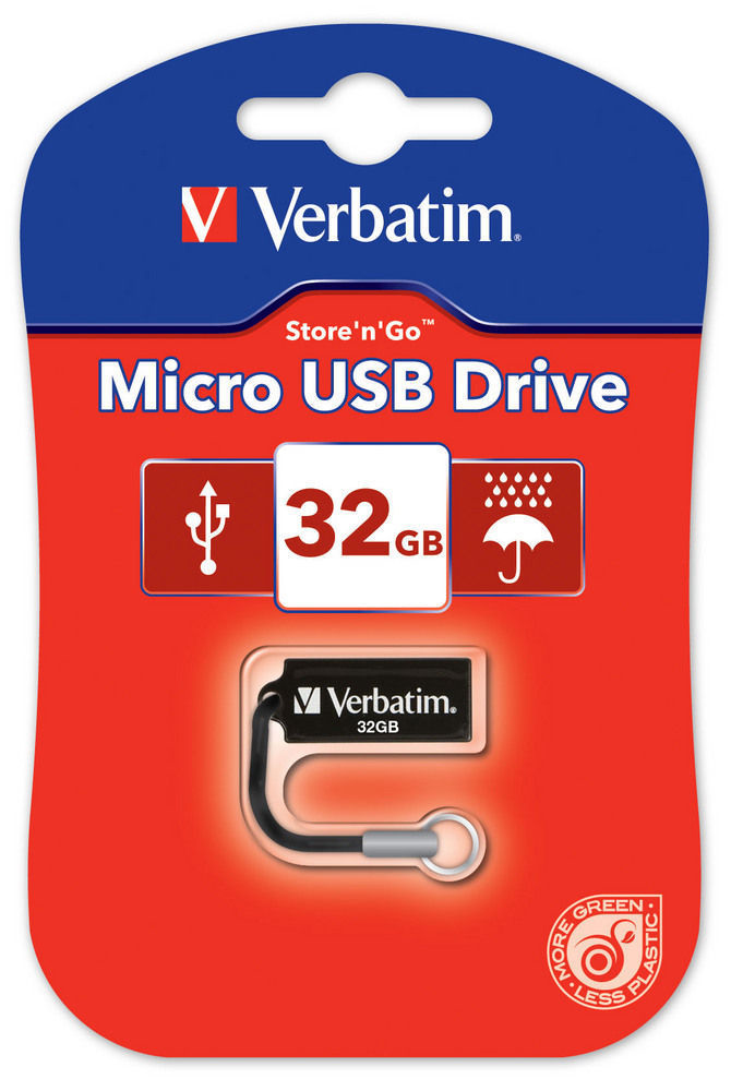 Verbatim Micro USB Drive 32GB - Black – image 1