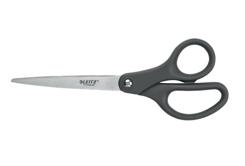 Leitz 54210089 forbici da cancelleria Forbici da ufficio Taglio a zig zag Grigio Acciaio satinato