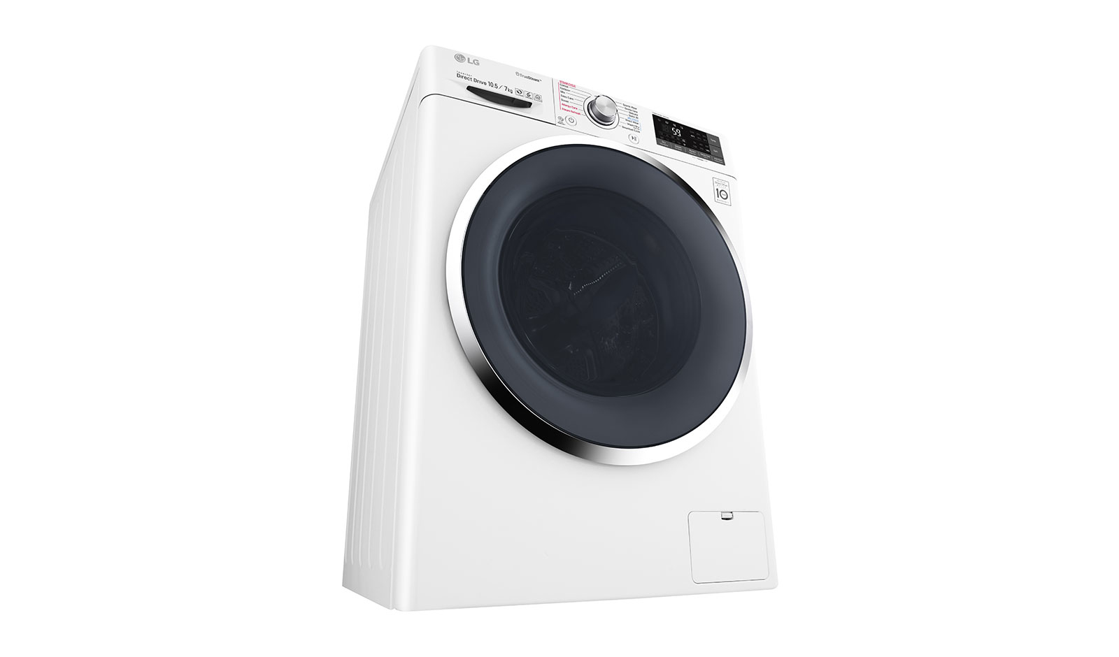 LG F4J8JH2W washer dryer Front-load Freestanding White A – image 3