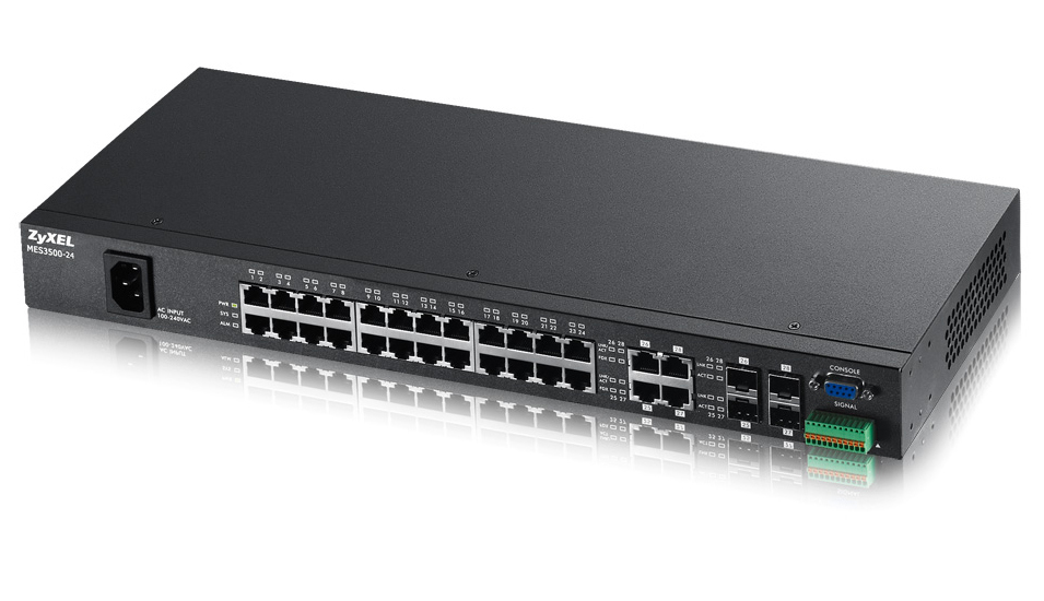Zyxel MES3500-24 Managed L2 Fast Ethernet (10/100) Black