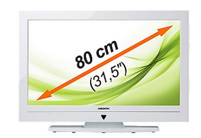 MEDION MD30297 80 cm (31.5") HD White 420 cd/m²