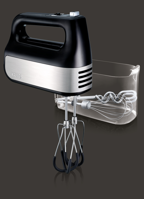 Krups GN492851 mixer Hand mixer Black, Stainless steel – image 1