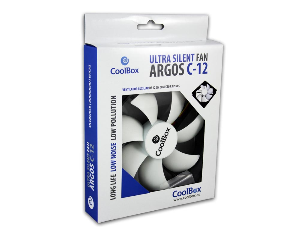 CoolBox VENCOO12BL3 computer cooling system Computer case Fan – image 3