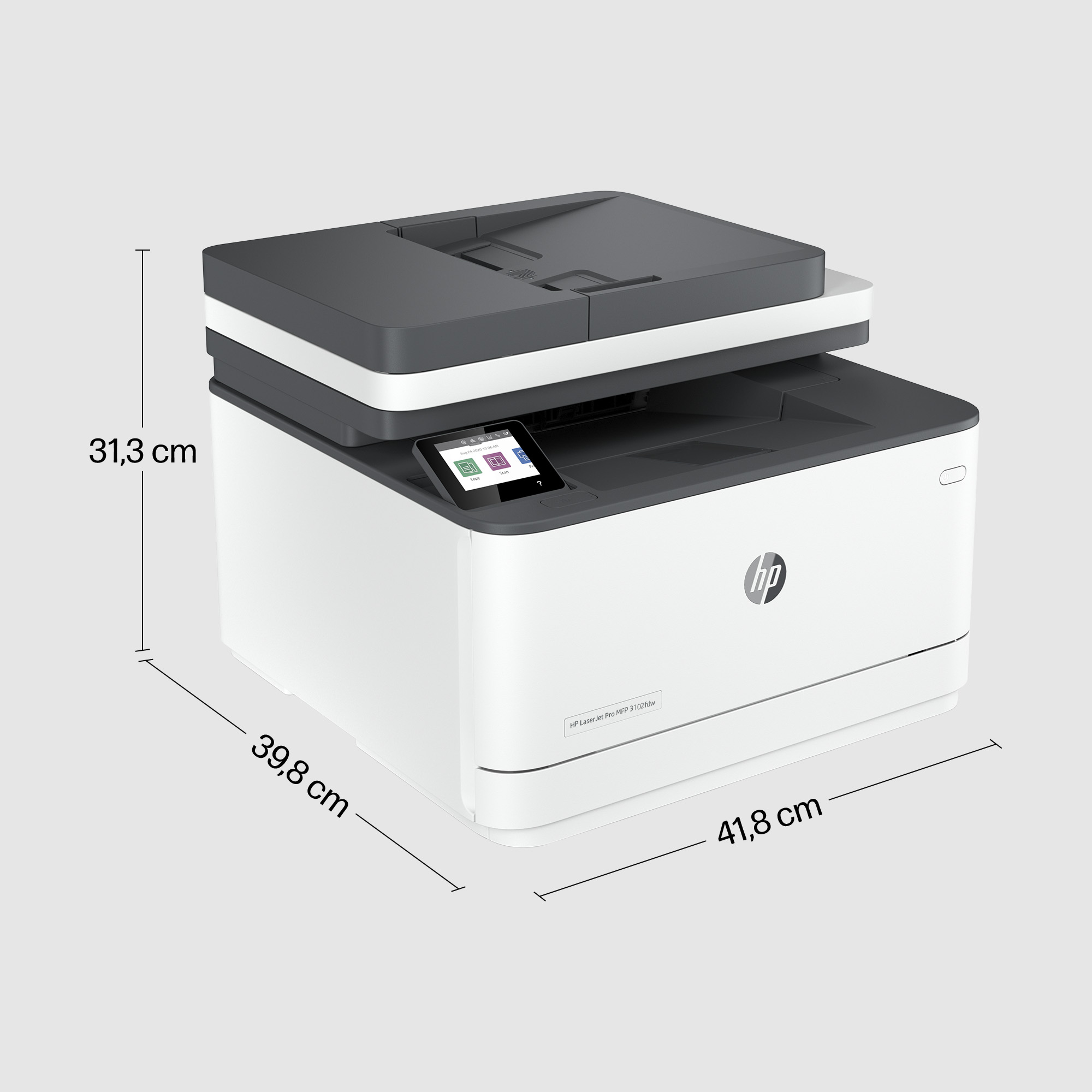 MFP HP LASER PRO LJ-3102fdw A4 33PPM 250FF DUPLEX ADF LAN USB WiFi - Miniatura 5