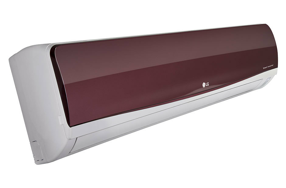 LG JS-Q12WTXD air conditioner Split system Maroon, White – image 2