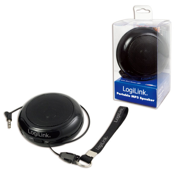 LogiLink SP0008 portable/party speaker Black
