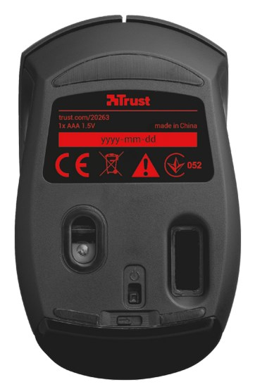 Trust 20263 mouse Travel Ambidextrous RF Wireless Optical 1000 DPI – image 4