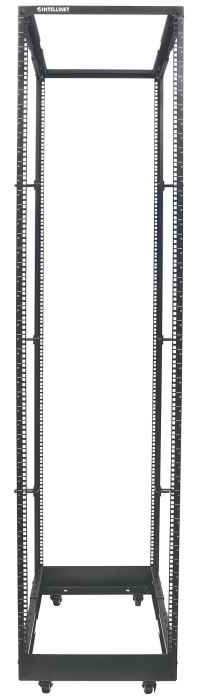 Intellinet 19" Network Rack - Open Frame (4-Post), 45U, Black, Flatpack, Max – image 8