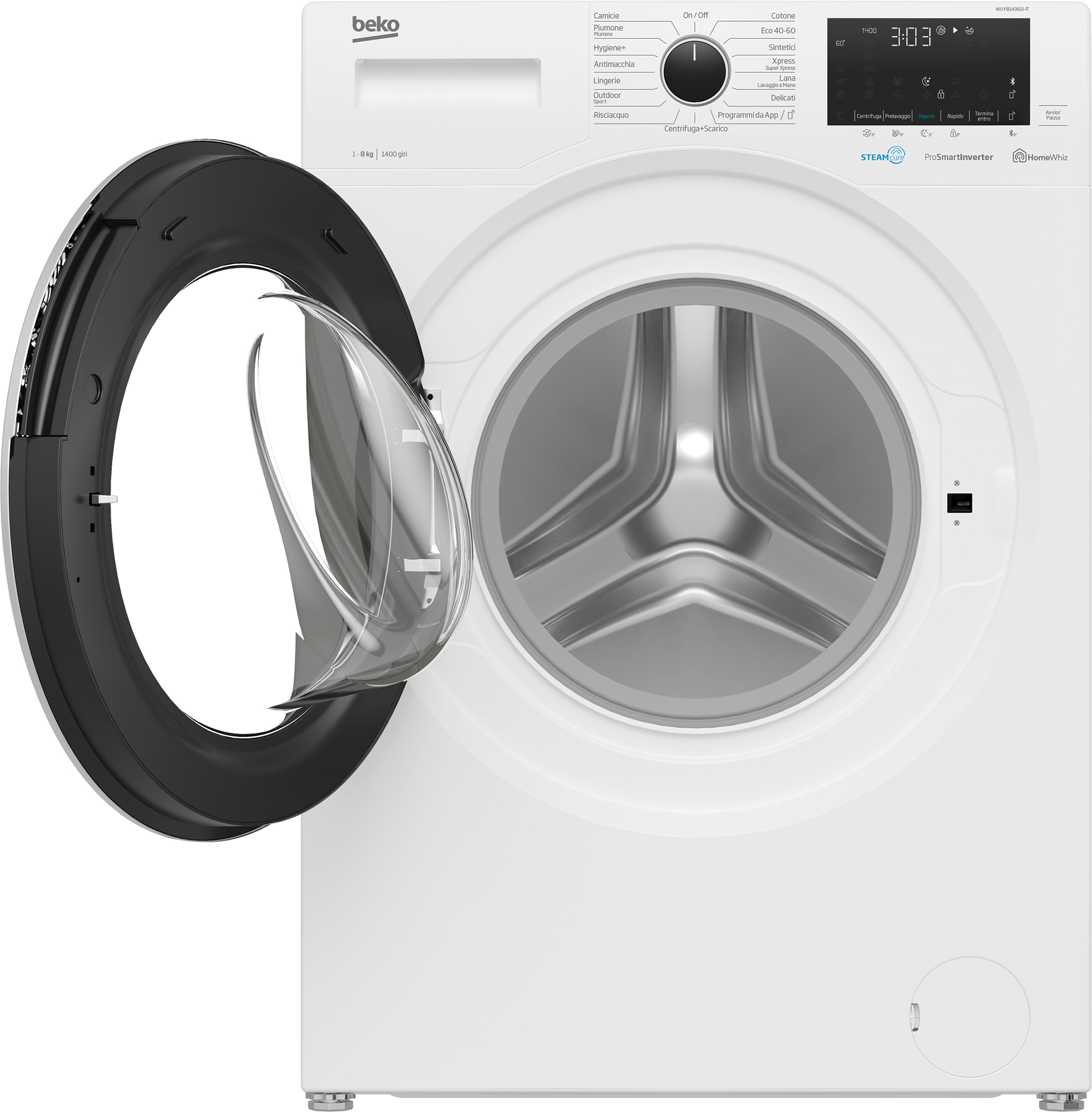 Beko WUY81436SI-IT washing machine Front-load – image 3