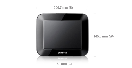 Samsung 700T digital photo frame Black – image 3