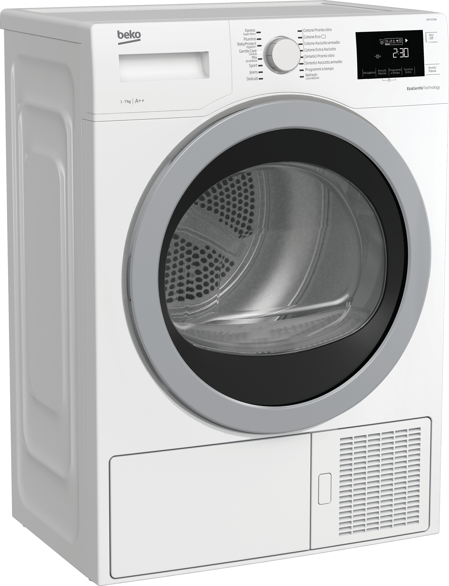 Beko DRYS723W tumble dryer Freestanding Front-load – image 2