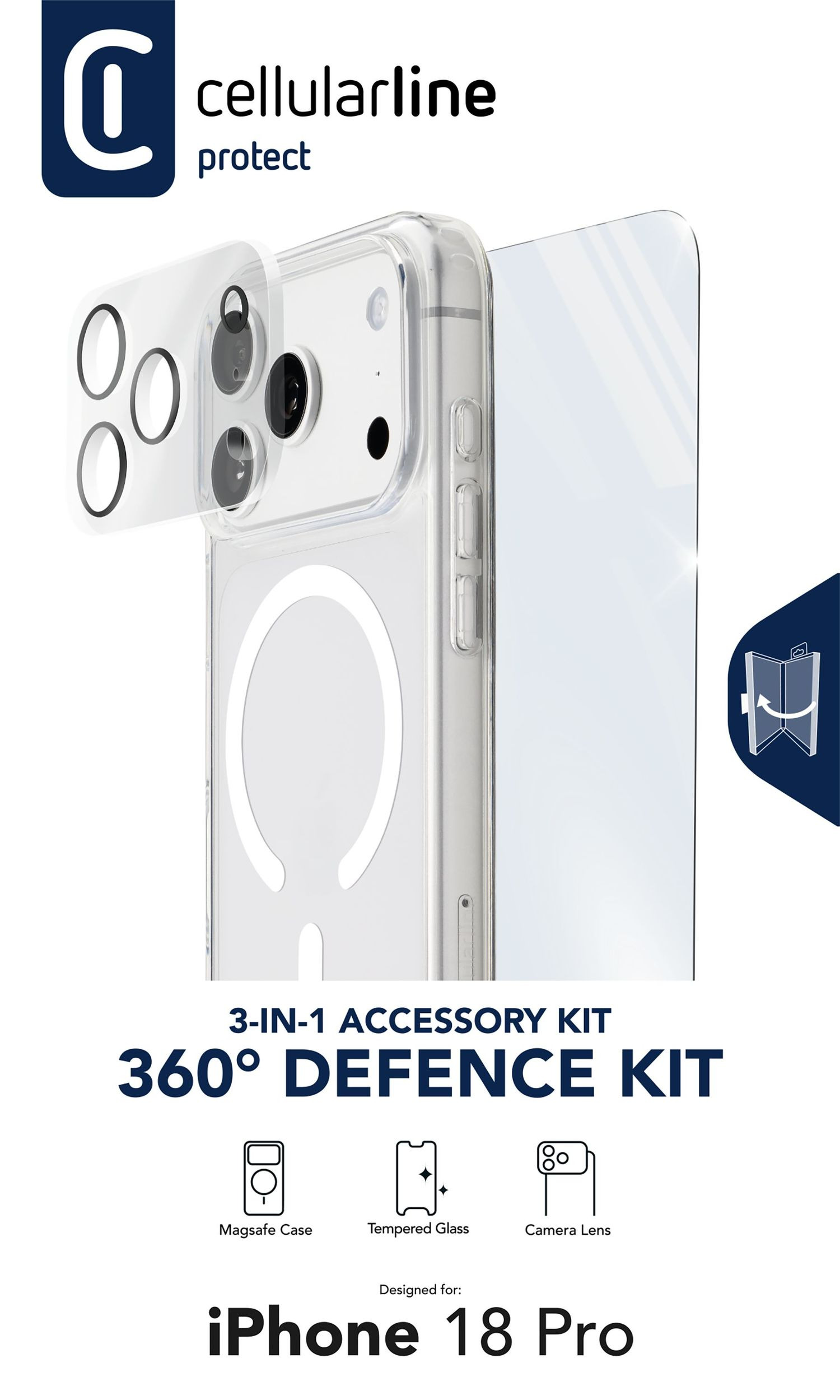 Cellularline 360 DEFENCE KIT IPHONE 18 PRO – image 4