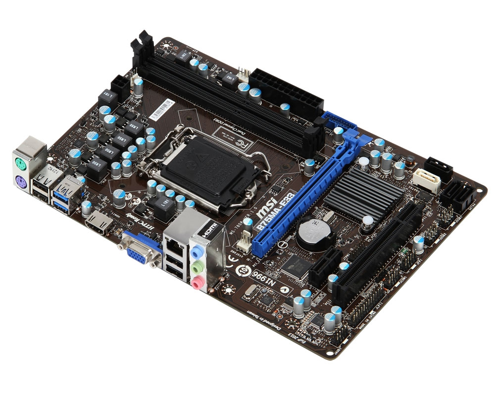 MSI B75MA-E33 motherboard Intel B75 LGA 1155 (Socket H2) micro ATX – image 2