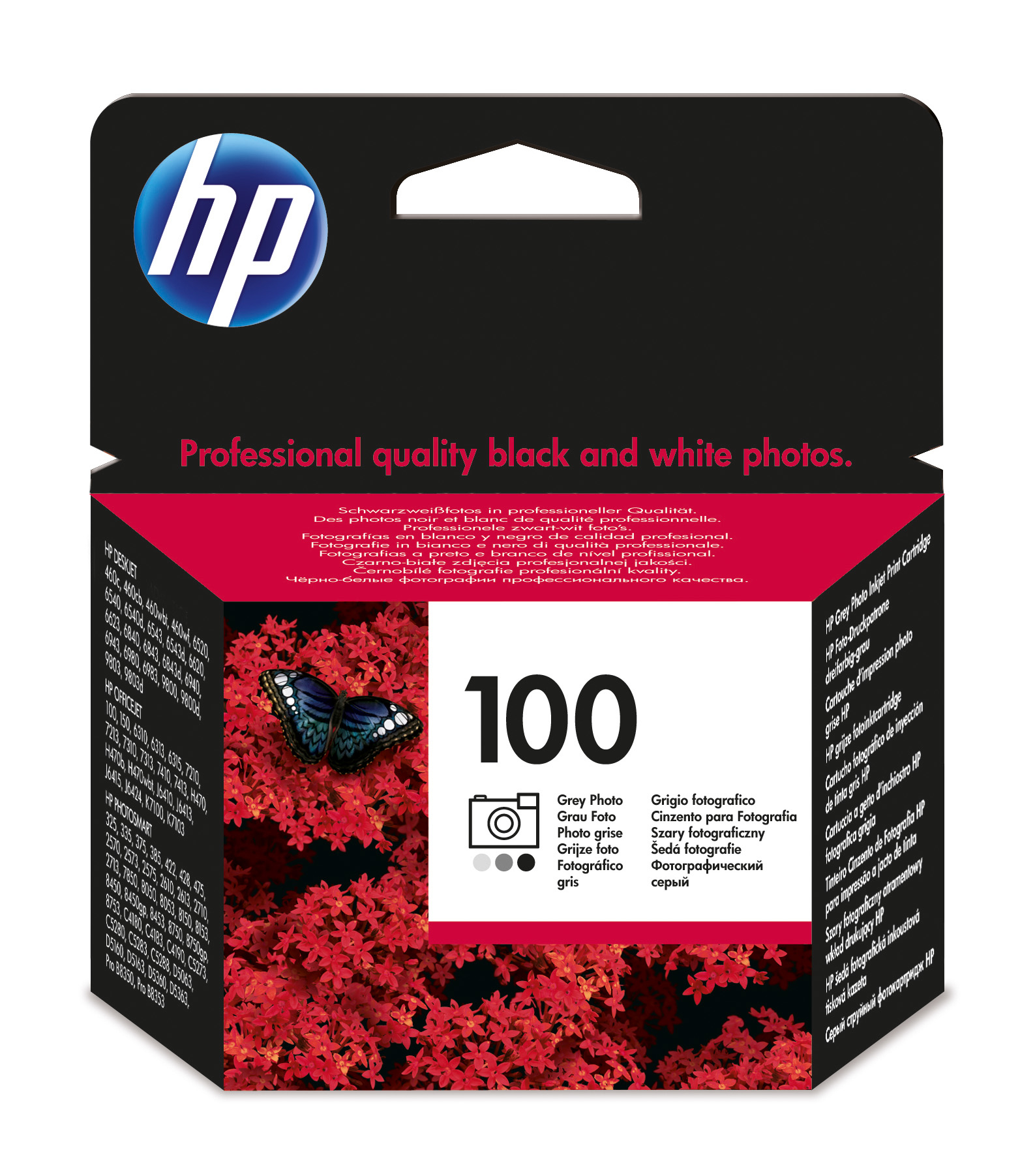 HP 100 ink cartridge 1 pc(s) Original Grey