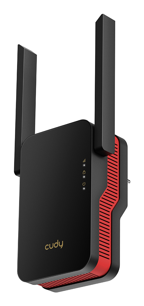Cudy RE3000 network extender Network repeater Black, Red 10, 100, 1000 Mbit/s – image 2