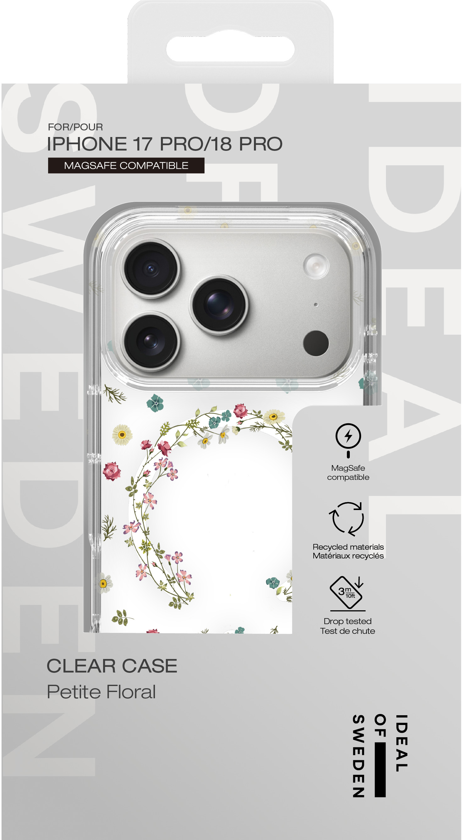 iDeal of Sweden Clear Case MagSafe iPhone 17 Pro / 18 Pro Petite Floral – image 4
