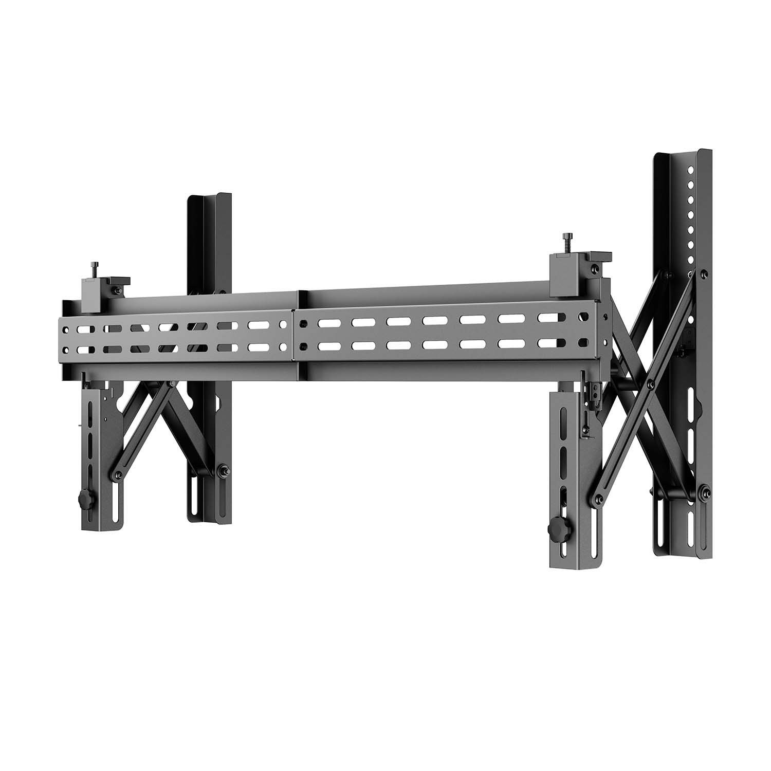 Resim AISENS Sabit Seviyelenebilir Videowall Askısı, Pop-Out Fonksiyonlu, 37-70" TV'ler İçin (Maks 70kg), Siyah