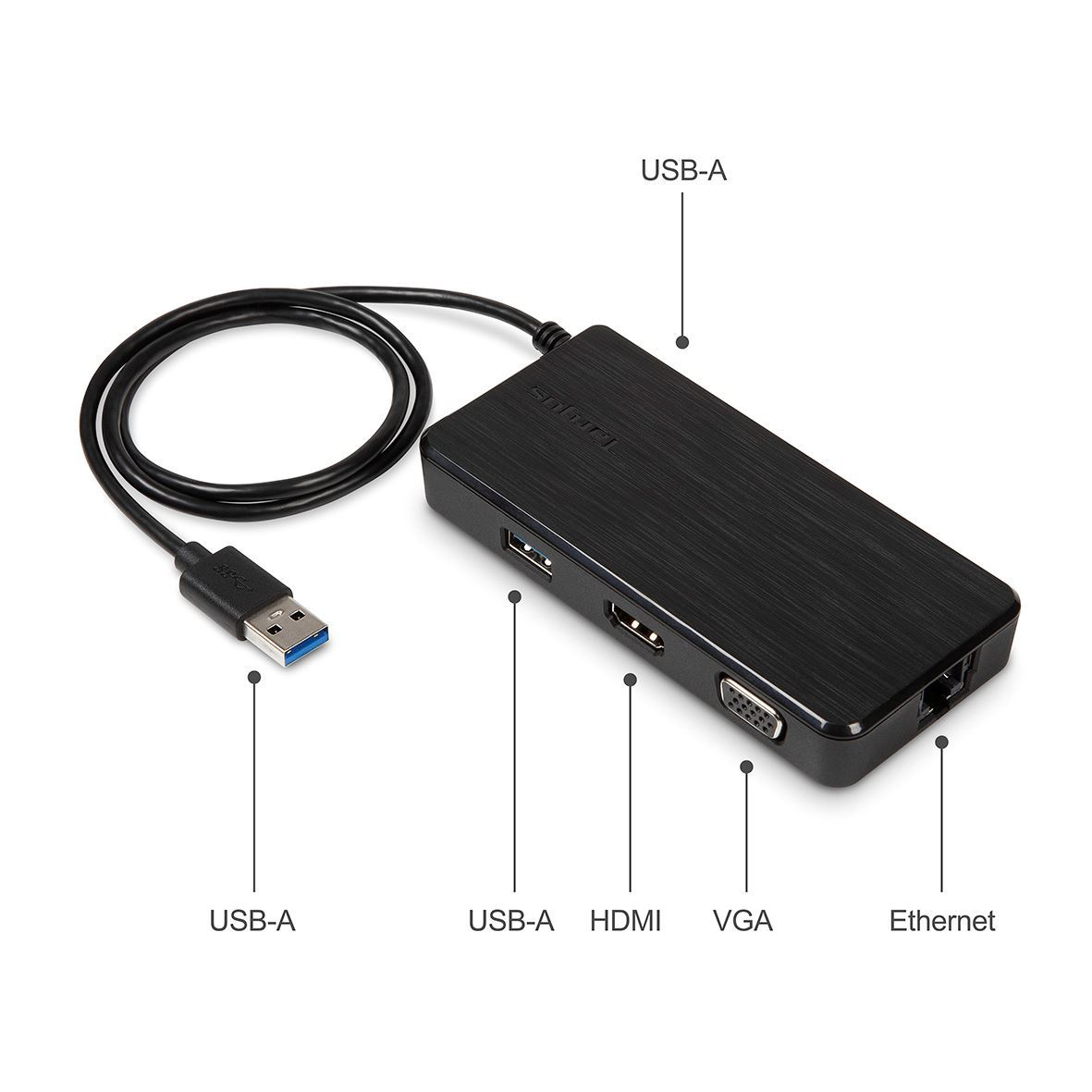 Targus ACP115EUZ laptop dock/port replicator Wired USB 3.2 Gen 1 (3.1 Gen 1) Type-A Black – image 2