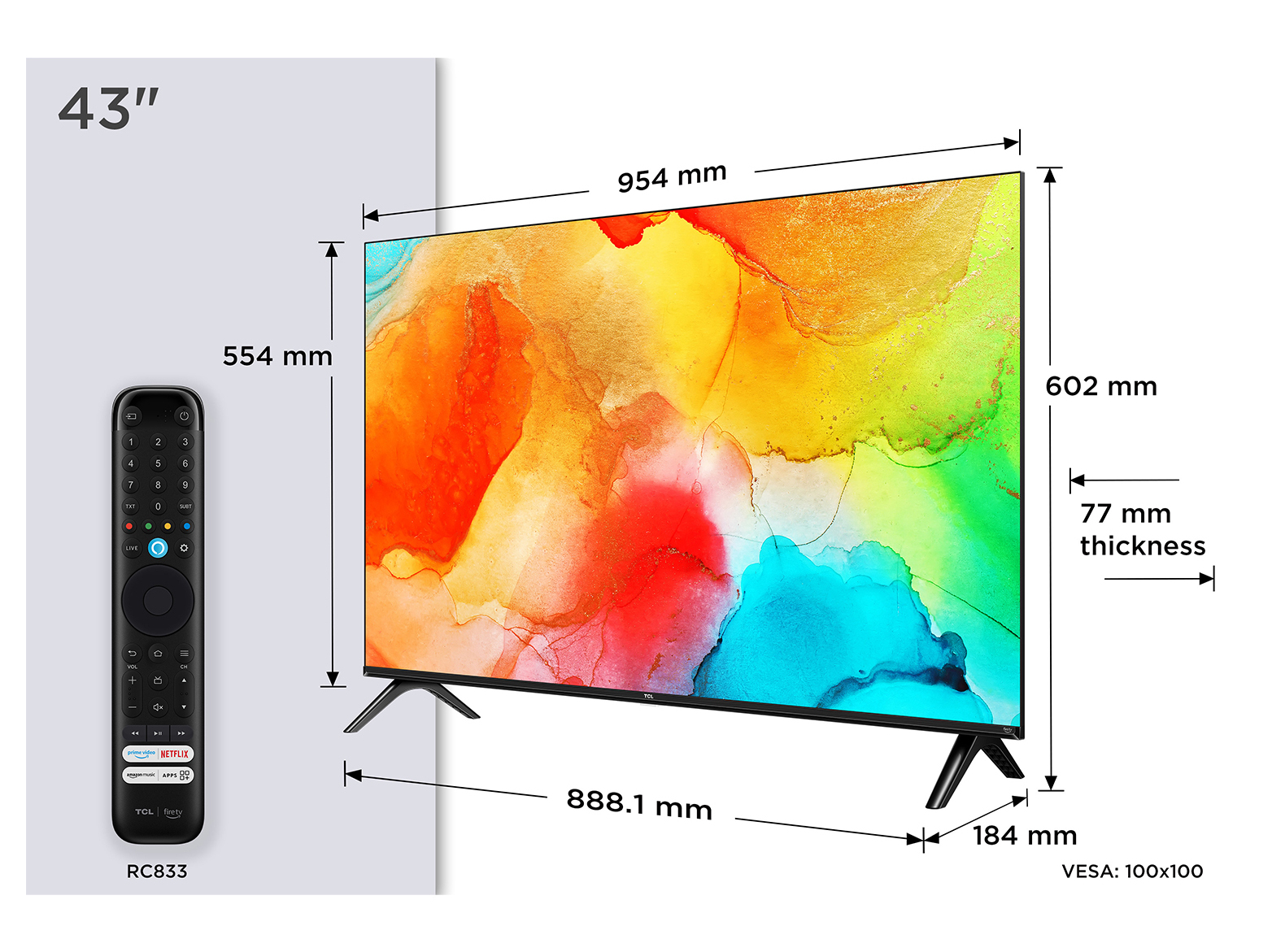 TCL SF560 43" — vue 1 sur 8