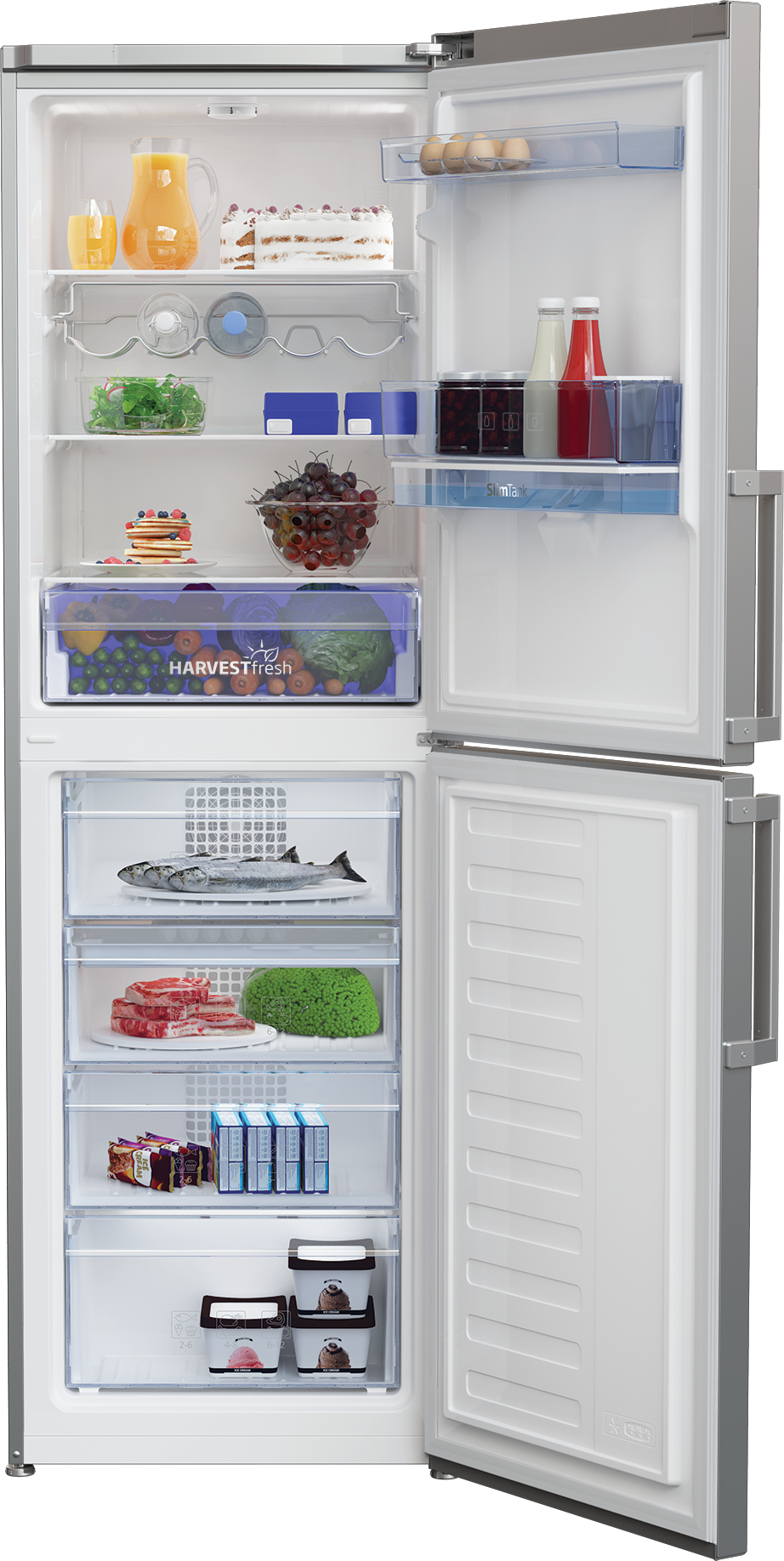 Beko CFP3691DVS Freestanding Frost Free Fridge Freezer with HarvestFresh™ – image 3
