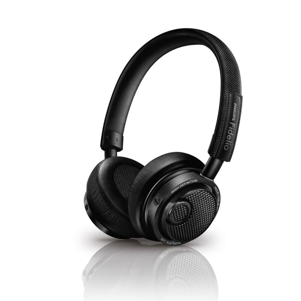 Philips Fidelio Fidelio M2BTBK/27 headphones/headset Wired & Wireless Head-band Bluetooth Black – image 1