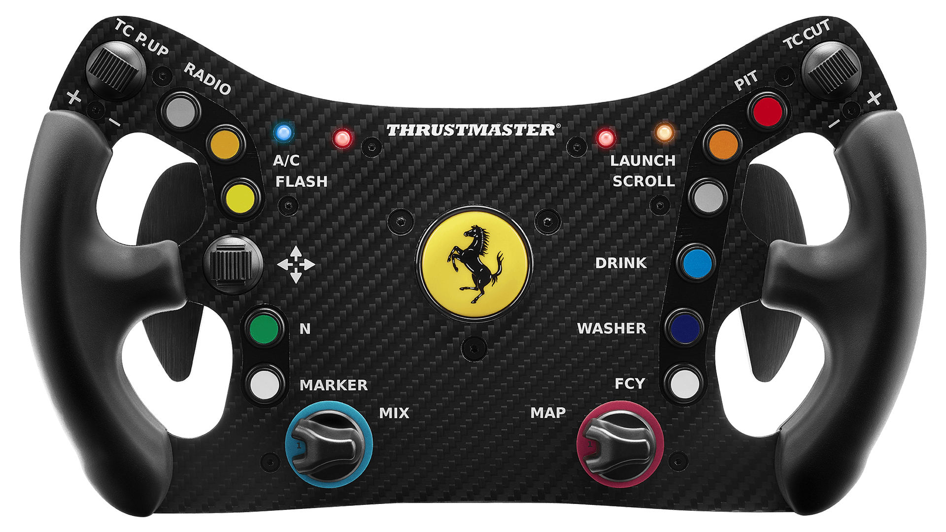 Thrustmaster Ferrari 488 GT3 Svart Ratt Analog / Digital PC