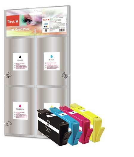Peach PI300-549 ink cartridge 4 pc(s) Standard Yield Black, Cyan, Magenta, Yellow