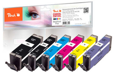 Peach 320676 ink cartridge 6 pc(s) Compatible Black, Cyan, Magenta, Photo black, Photo blue, Yellow