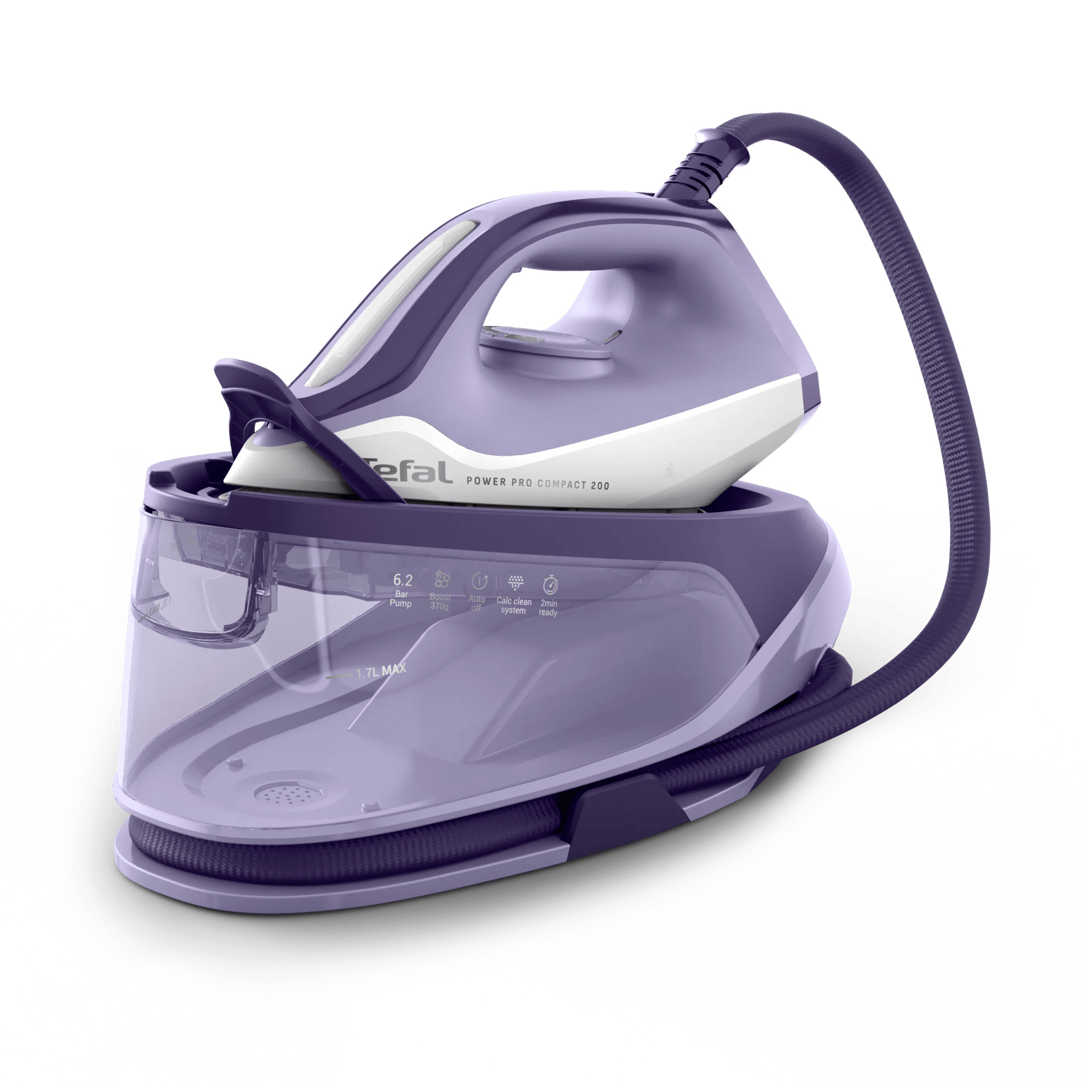 Tefal SV6211 2400 W 1.7 L Ceramic Express Glide Purple – image 2