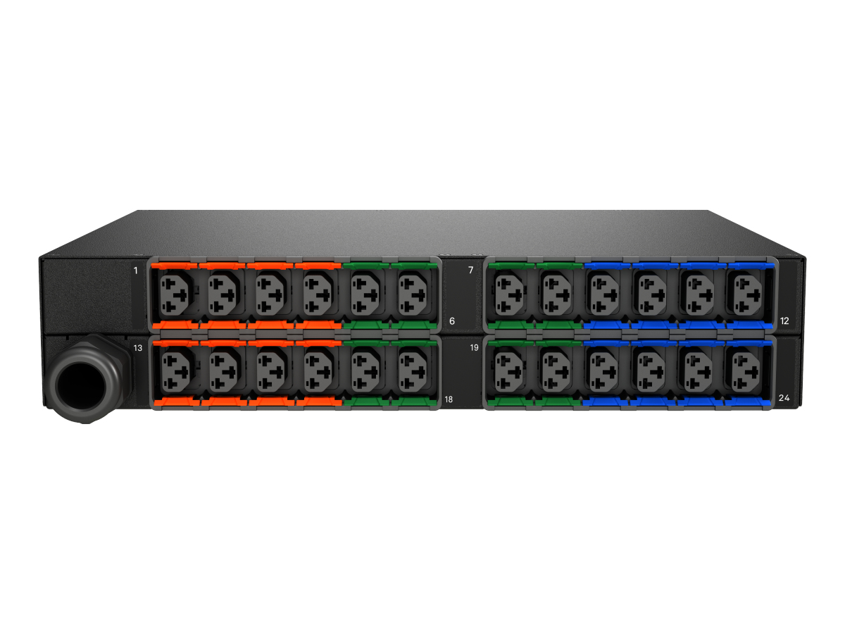 Vertiv Geist MNR5MDR6-24CF18-3TL14A0H10-S power distribution unit (PDU) 24 AC outlet(s) 0U Black – image 2