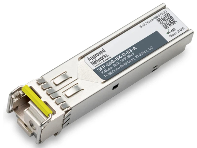 Legrand SFP-GIG-BX-D-53-A network transceiver module Fiber optic 1000 Mbit/s