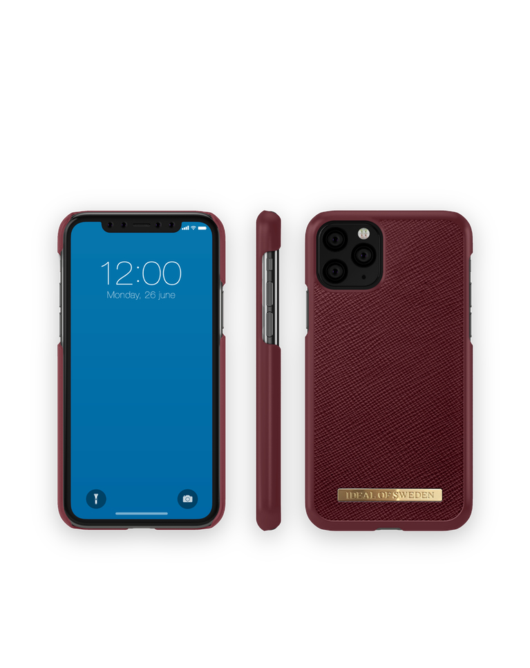 iDeal of Sweden Saffiano Case iPhone 11P/XS/X Burgundy – image 2