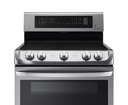 LG LDE5415ST cooker Freestanding cooker Electric Stainless steel – image 3